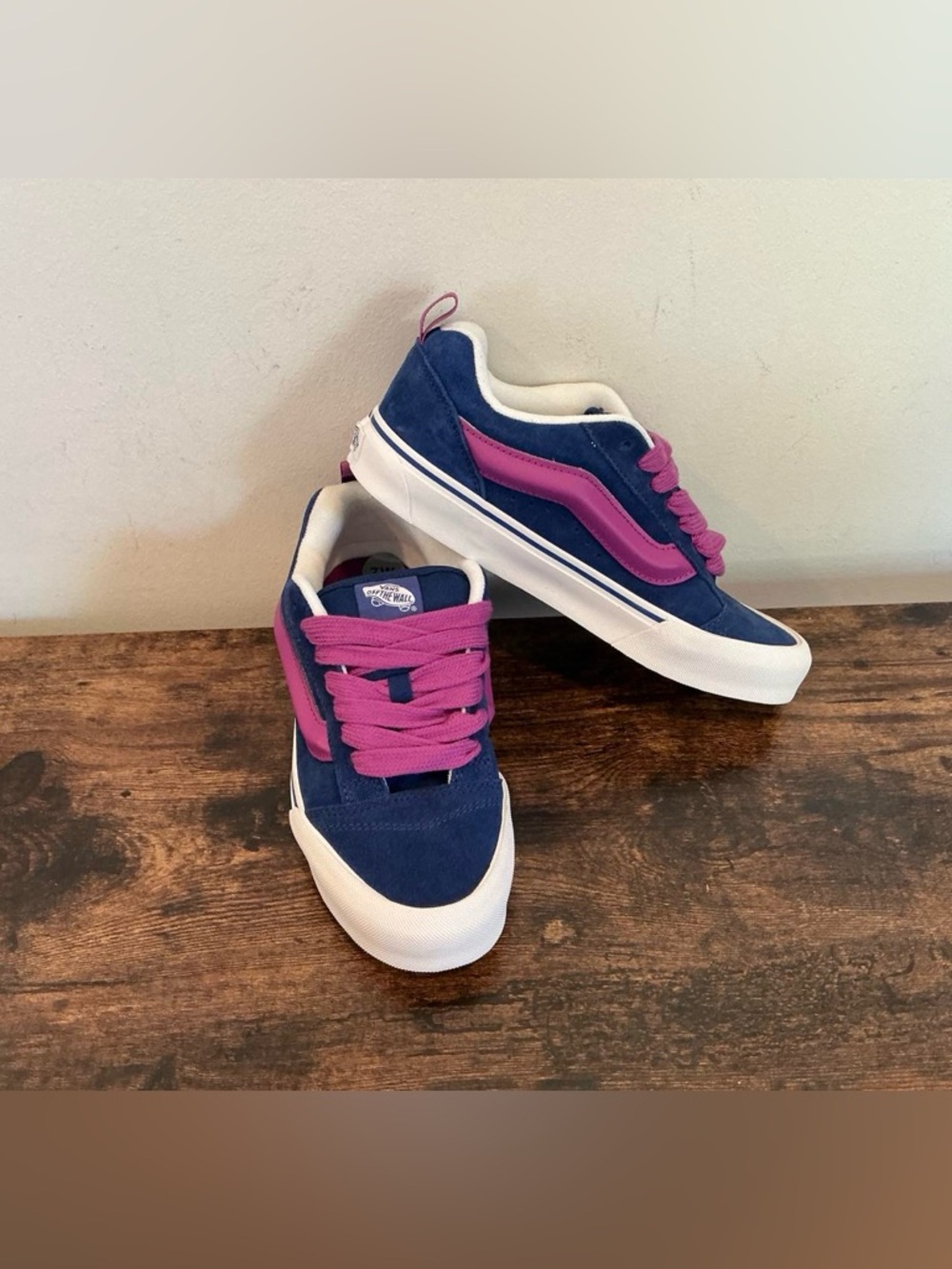 Vans Knu Skool 2-Tone Skate Shoe - True Blue - Picture 7 of 8